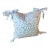 Plush Adorable Pillows With Bow Ties Stroheim Mathilda Blue For Sale