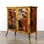 Art Deco Bamboo & Cubist Red & Black Geometric Detailed Gilt Chinoiserie Cabinet For Sale - Image 13 of 18