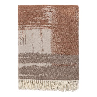 Plaid Jacquard Marrone in Lana E Cashmere by Villa Como For Sale