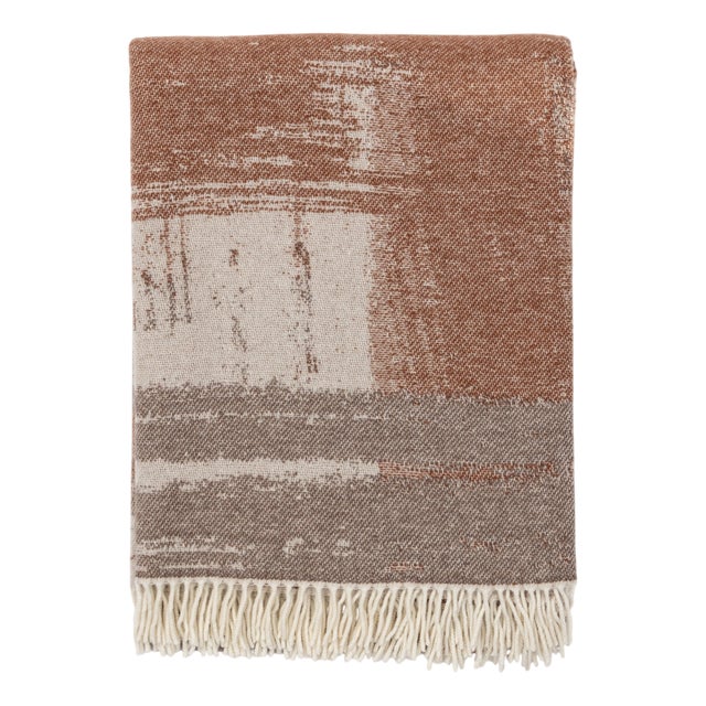 Plaid Jacquard Marrone in Lana E Cashmere by Villa Como For Sale