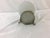 1940s French 1940's Frosted Floral Glass Vase With Brass Setting For Sale - Image 5 of 7