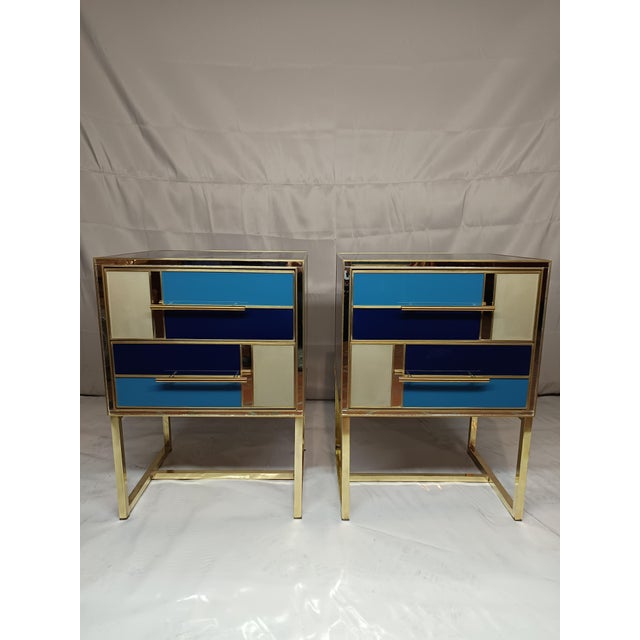 Wooden Bedside Tables from Justfurnituress SRL, Set of 2 For Sale - Image 12 of 13