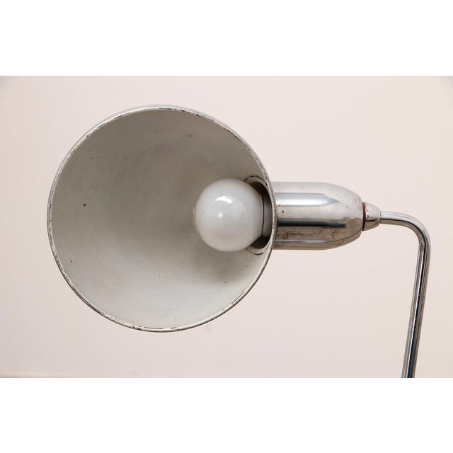 Model 600 Chrome Lamp Selected by Charlotte Perriand for Jumo, 1940s For Sale - Image 3 of 14