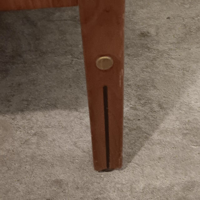 Vintage Mid Century Modern Sideboard With Cane Front and a Cream Travertine/Limestone Matte Finish Top For Sale - Image 10 of 18