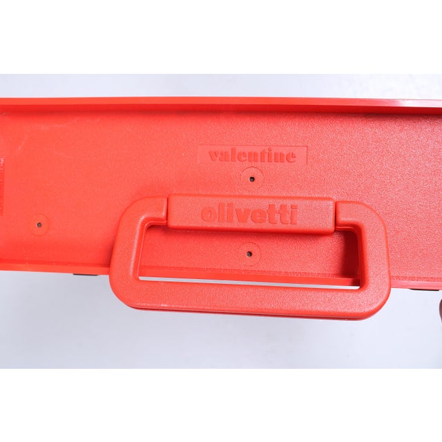 Valentine Red Typewriter by Ettore Sottsass for Olivetti, 1960s For Sale - Image 11 of 18