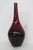 Ruby Red Teardrop Art Glass Vase Hand Blown Mid Century Modern Style 5083b For Sale - Image 10 of 13