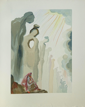 Salvador Dali, La seconde corniche, Etching