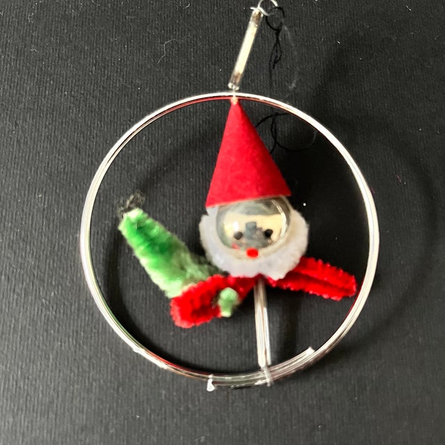 Glass Vintage Eastern European Christmas Tree Ornaments, 1950s-1960s, Set of 3 For Sale - Image 7 of 8