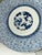Antique 16" Blue and White Plate With Detailed and Intricate Hand Painting Pine and Plum Design For Sale - Image 11 of 18