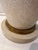 1970s Mid-Century Modern Ceramic Geometric Carved Lamp Base For Sale - Image 9 of 9