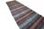 Vintage Swedish Handwoven Rag Rug in Blue and Red Tones, 1960s For Sale - Image 4 of 7