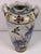 Early 20th Century Antique Japanese Hand-Painted Porcelain Vase With Birds & Iris Flowers, Jeweled Gilt Decoration For Sale - Image 5 of 14