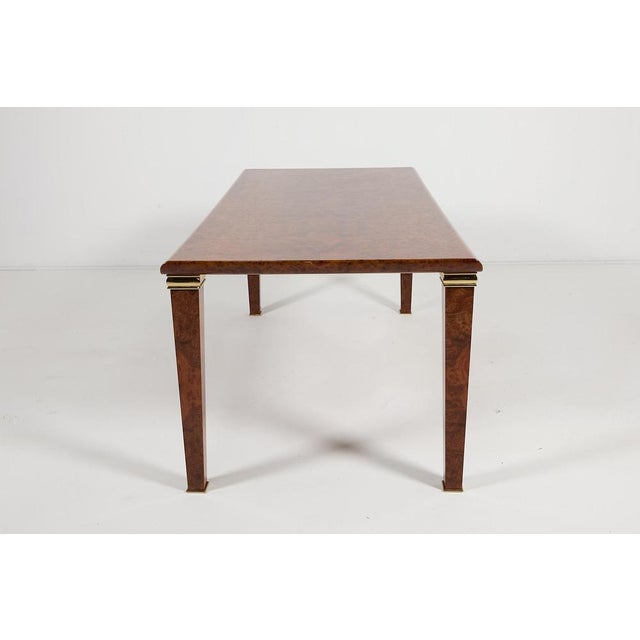 talian Burl Wood Dining Table from GDM, 1980s For Sale - Image 6 of 14