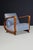 A striking and highly sculptural Italian Art Deco club chair, crafted in richly figured burl wood, Italy, circa...