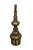 Vintage brass Hollywood Regency style table lamp featuring a baluster oil lantern design. Dimensions: 7" x 23.5" (D x H)