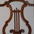 19th Century United Kingdom Rich Walnut Brown Lyre-Back Side Chair For Sale - Image 9 of 11