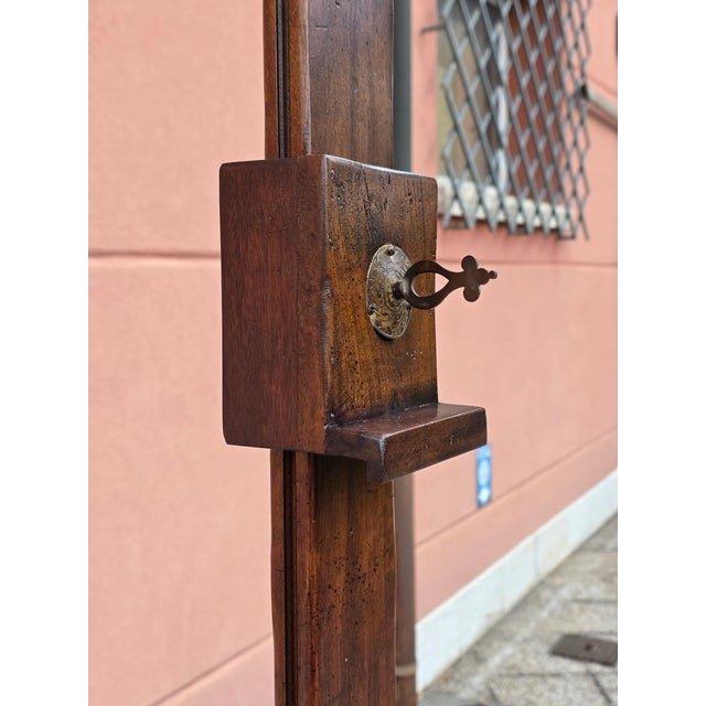 Adjustable Dismountable Walnut Display Easel, 1890 For Sale - Image 6 of 12