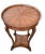 Brown Michael Taylor Panache Designs Directoire French Style Occasional Table With Star Inlay For Sale - Image 8 of 8