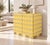 Butter Yellow Murano Glass Cabinet with Brass Plinth from Justfurnituress SRL For Sale - Image 6 of 9