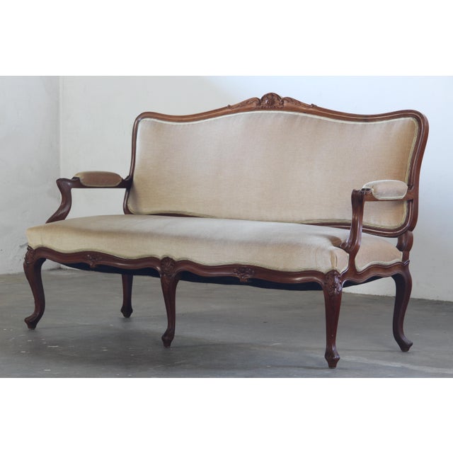 Antique Louis XV Style Sofa, France, 19th Century For Sale - Image 18 of 18