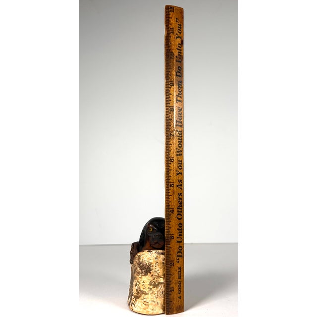 Black Forest Dachshund Birch Tree Inkwell For Sale - Image 14 of 16