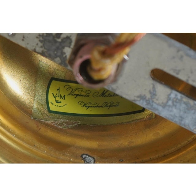 1990s Virginia Metalcrafters Colonial Williamsburg Bell Form Hanging Light Fixture For Sale - Image 9 of 10