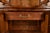 Brown Baker Furniture Style French Regency Carved Walnut Lighted Breakfront Bookcase Cabinet For Sale - Image 8 of 12