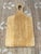 Vintage Primitive Rectangular Wooden Paddle Cutting Board Bread Board For Sale - Image 4 of 4