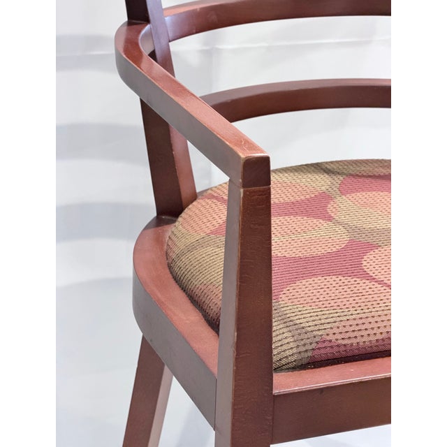 Wood Late 20th Century Pair of KnollStudio Mid Century Modern Wood Armchairs For Sale - Image 7 of 10