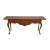 Drexel Country French Walnut 3 Drawer Sofa Table For Sale