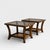 Chestnut Pair of Late Mid-Century Oak Side Tables With Smoked Glass Tops, Mid-Century Modern, 1970s For Sale - Image 8 of 18