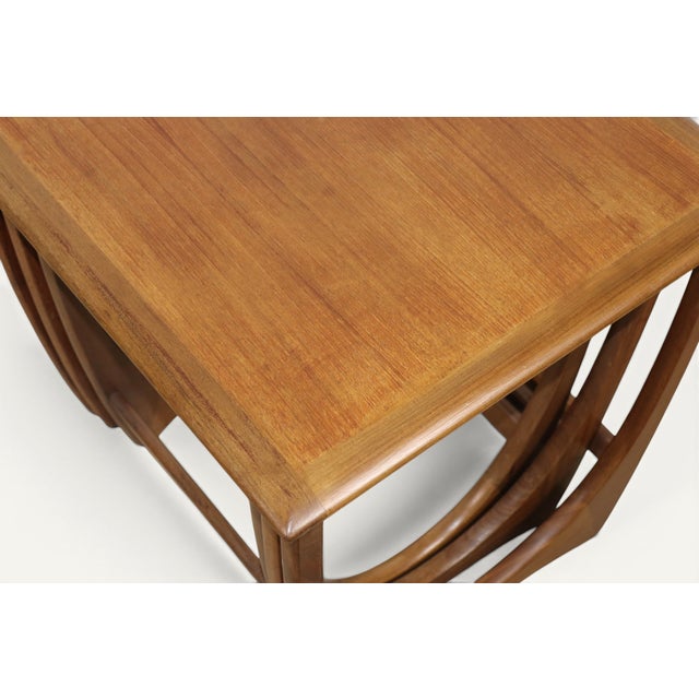 Vintage Teak Nesting Tables from G-Plan, 1960s, Set of 3 For Sale - Image 16 of 18