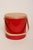 1980s Mid Century Modern Red Vinyl and Birch Insulated Ice Bucket by Georges Briard For Sale - Image 5 of 14