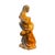 Late 20th Century Raku Fired Pregnant Mother & Child Abstract Modernist Clay Sculpture | Fertility Reimagined For Sale - Image 11 of 12