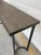 Contemporary Organic Modern Light Gray Oak Console Table For Sale - Image 3 of 5
