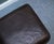 Vintage Brown Leather Ottoman For Sale - Image 9 of 11