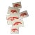 Contemporary 6 Flying Red Lips Paintings -Set of 6 For Sale