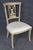 Textile Set of 4 19th C. Italian Directoire Style Painted Dolphin Arm Dining Chairs For Sale - Image 7 of 15