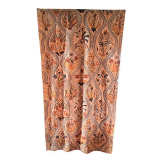 Vintage Floral Wall Tapestry For Sale
