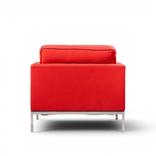 Florence Knoll Mid Century Relaxed Cube Club Lounge Chairs - Pair For Sale - Image 9 of 12