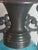 Early 20th Century Rare Pair Antique WMF Art Nouveau Blue Glass Vases Silverplate Metalwork c.1900 For Sale - Image 5 of 9