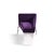 Mid-Century Modern Haziza Mid Century Lucite and Upholstered Sculptural Chaise Lounge Settee For Sale - Image 3 of 9
