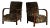 Deco Armchairs in Animalier Fabric, 1930s, Set of 2 For Sale