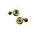 Contemporary Mid 20th Century Cartier 18 Karat Yellow Gold and Cabochon Sapphire Cufflinks - Set of 2 For Sale - Image 3 of 6