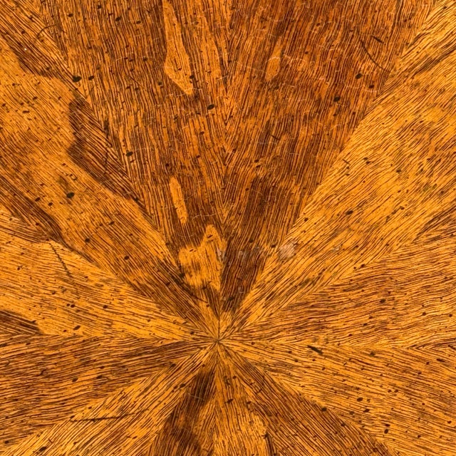 1970s Henredon Attributed Faux Bamboo Octagonal Tiered Side Table - Palm Beach Regency Style For Sale - Image 12 of 12