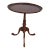Traditional Vintage Mahogany Carved Pie Crust Accent Table For Sale