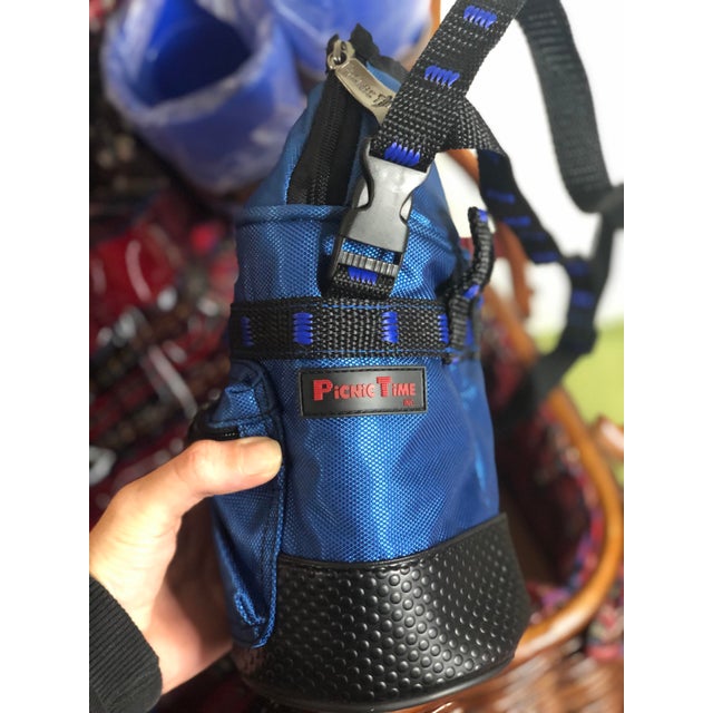 Vintage Picnic Time Picnic Basket For Sale - Image 12 of 13