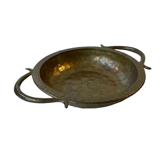 Art Deco Scandinavian Bronze Bowl, 1930s For Sale