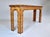 Wood Vintage Basket Weave Woven Rattan Console Table For Sale - Image 7 of 10