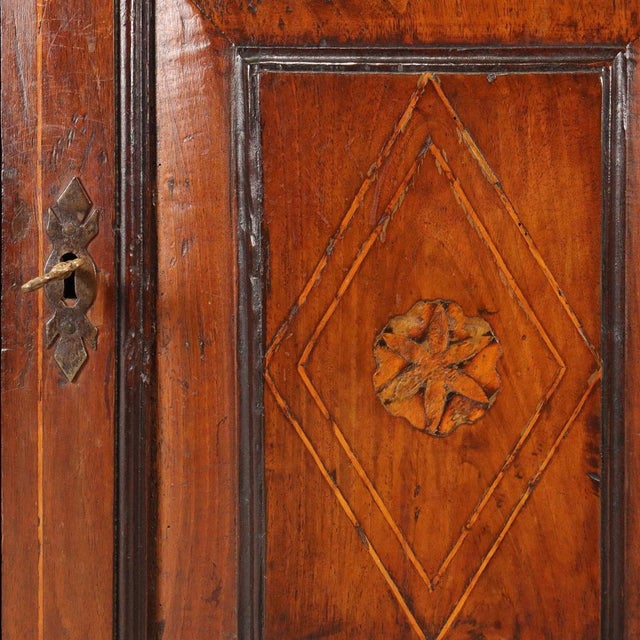 Baroque Bedside Table in Walnut For Sale - Image 6 of 10